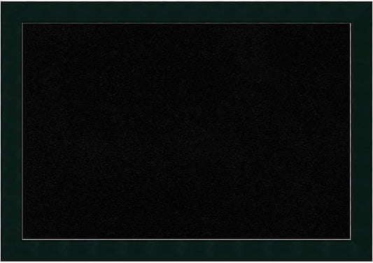 Amanti Art Black Cork Board for Wall, 28x40 Vision Board with Black Wood Frame, Large Corkboard Office Decor for Home Organization, Modern Corkboard Pinboard to Display Items for Home Organization in