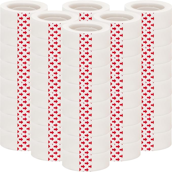 Beieverluck 48 Rolls Invisible Tape Refill 3/4 Inch X 1000 Inches Matte Tape for Dispenser Refill 1 Inch Core Magic Tape for Office Home School Supplies Correction Labeling Gift Wrapping Tape Roll