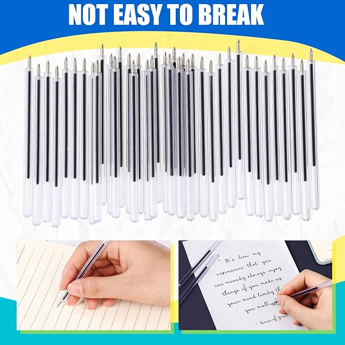 120 Pcs Safety Pens 3.8 Inches Flexible Non-lethal Writing Pens for Mental Health Hospitals and Prisons