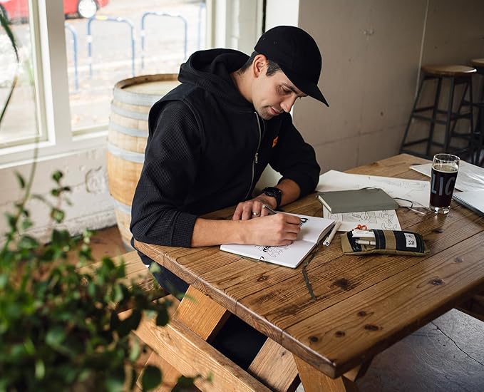 JAMES° Bolen EDC Twist-Retractable Pen, Slim Machined Stainless Steel Barrel Designed for Daily Carry, Stainless