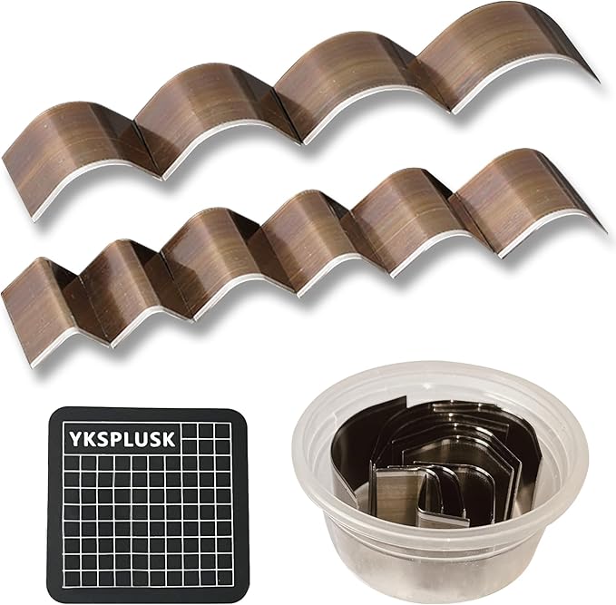 10 Pieces Leather Corner Punch Set, Leather Corner Cutter End Punch Tool, High Carbon Steel Edge Cutter Corner Trimmers with Mat, Cutting Dies Edge Trimmers Kit for DIY Leathecrafts