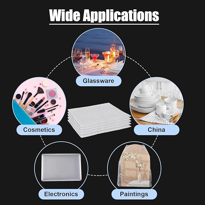 5 Pack Extra Large Bubble Pouches 18 * 22 Inch Clear Bubble Pouch Wrap Bags for Packing Shockproof Cushioning Wrap Bag for Shipping Moving Fragile Dishes China Plates Painting Fragile Items