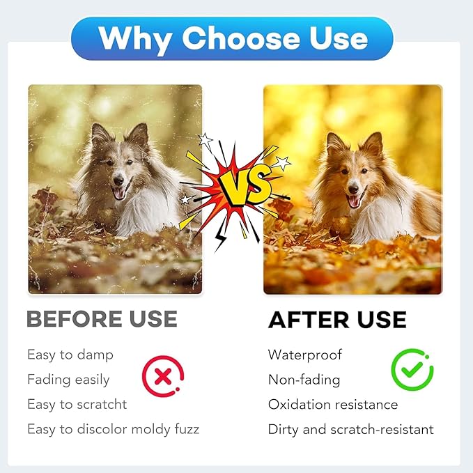 200 Pack Laminating Sheets, 3 mil, 8.9" x 11.4" Thermal Laminating Pouches Lamination Sheet Paper for Laminator, Clear, Letter Size, Office and School Supplies