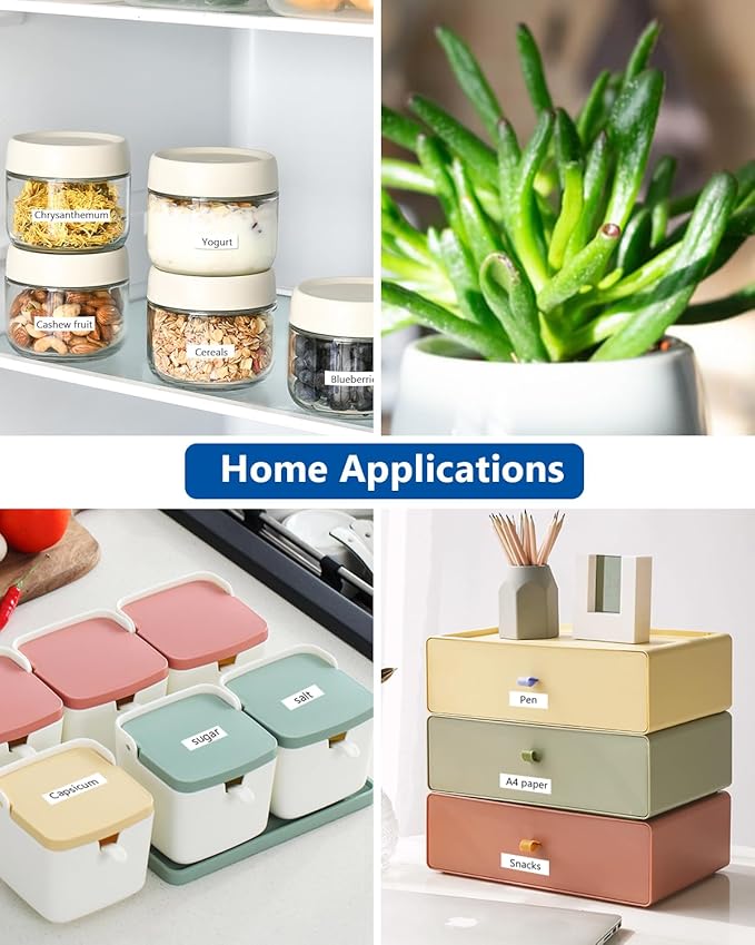 9mm 0.35 Inch Laminated White on Black Compatible with P Touch Label Tape TZ TZe-325 TZe325 Refills for Ptouch PT-H110 D200 D210 D220 D400 D610BT H103W Label Maker, 3-Pack