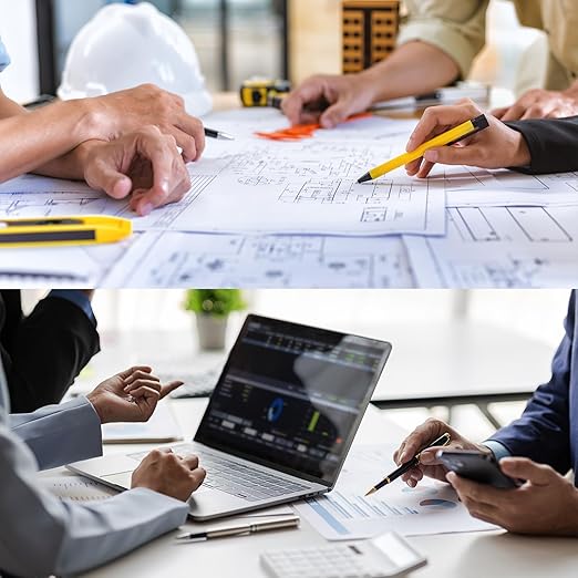 HARFINGTON 6pcs Metal Straight Ruler 15cm Metric SAE Aluminum Alloy Measuring Rulers Scale Tool with Hole for Measure Study Reading Classroom Office, Yellow