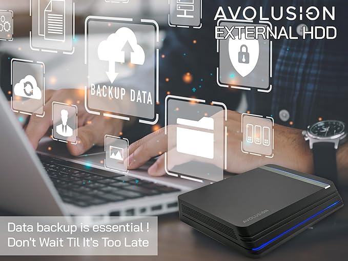 Avolusion PRO-X USB 3.0 External Hard Drive for WindowsOS Desktop PC/Laptop - (22TB) (Renewed)