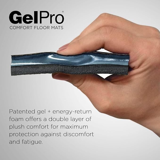 GelPro Elite Premier Anti-Fatigue Kitchen Comfort Floor Mat, 20x72, Trellis Red Chile Stain Resistant Surface with Therapeutic Gel and Energy-Return Foam for Health & Wellness