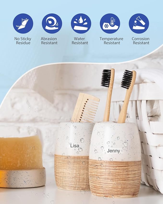 6mm 0.23 Laminated Clear Label Tape Tz-111 TZ Tape Compatible for Brother P-Touch Tze-111 1/4" Tze Label Refills Work for Ptouch Label Maker PT-D220 PT-D210 PT-H110 PT-D400, Black on Clear, 4-Pack