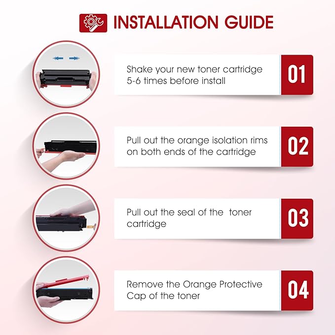 055H Toner Cartridge Set High Yield Compatible Replacement for Canon 055H 055 for Canon Color ImageCLASS MF743Cdw MF741Cdw MF743 MF741 MF746Cdw MF740C MF745Cdw LBP664Cdw Printer Ink (K/C/M/Y, 4-Pack)