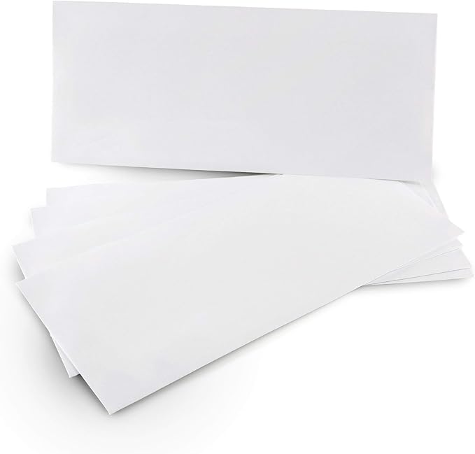 Aimoh 250#9 Custom Printed Courtesy Reply Mail Self-seal Security Envelopes - Personalized with Logo and/or Return Address - Self-seal Closure, 3-7/8 x 8-7/8 Inches, 250 Count (7-30138-250)