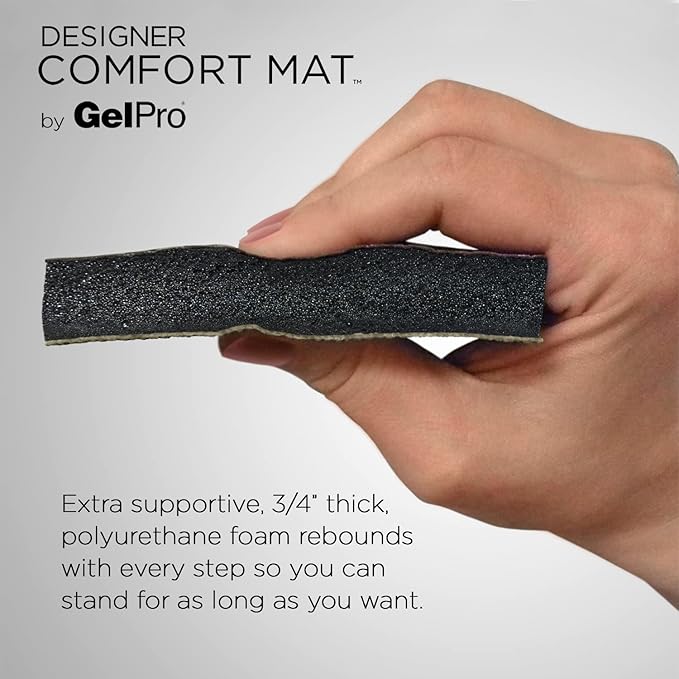 GelPro Designer Comfort Orchard Almond Kitchen Mat 30x108