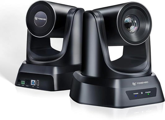 Conference Room PTZ Camera System with 20X Optical Zoom | 1080P 60fps HDMI USB Webcam for Church Streaming Online Video Conference| Compatible with Zoom, OBS | Easy Setup