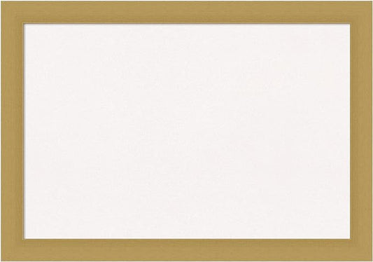 Amanti Art White Cork Board for Wall, 14x20 Vision Board with Gold Frame, Small Corkboard Office Decor for Home Organization, Casual Corkboard Pinboard to Display Items for Home Organization in