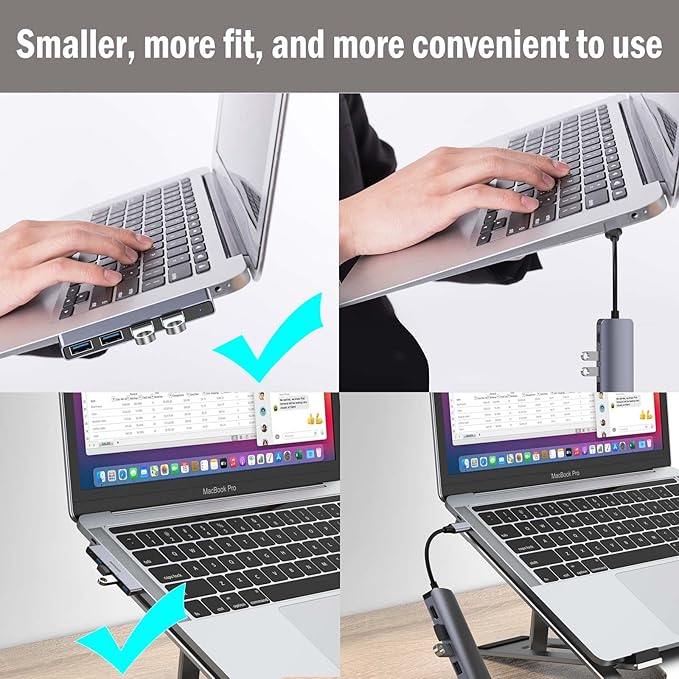Small USB Hub, Fidioto 4 Port USB Adapter(1 * 3.0 Hub, 3 * 2.0 Hub), Multi USB Port Expander for Laptop, iMac Pro, MacBook Air, Mac Mini/Pro, Notebook PC, USB Flash Drives and Mobile HDD Etc.