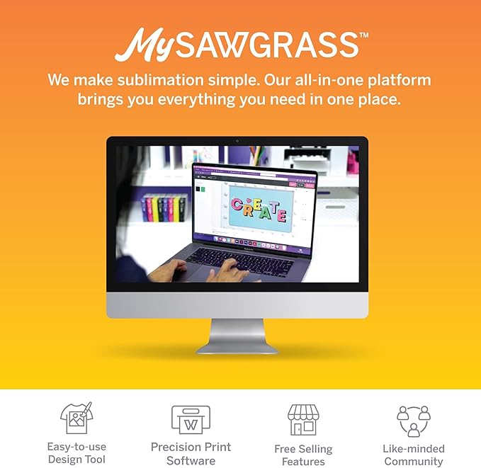 Sawgrass SubliJet UHD Sublimation Ink Cartridge - Black, Cyan, Magenta, Yellow 4 Pack - High-Performance Ink for SG500 & SG1000 Sublimation Printers - Long-Lasting, High-Viscosity Gel Ink