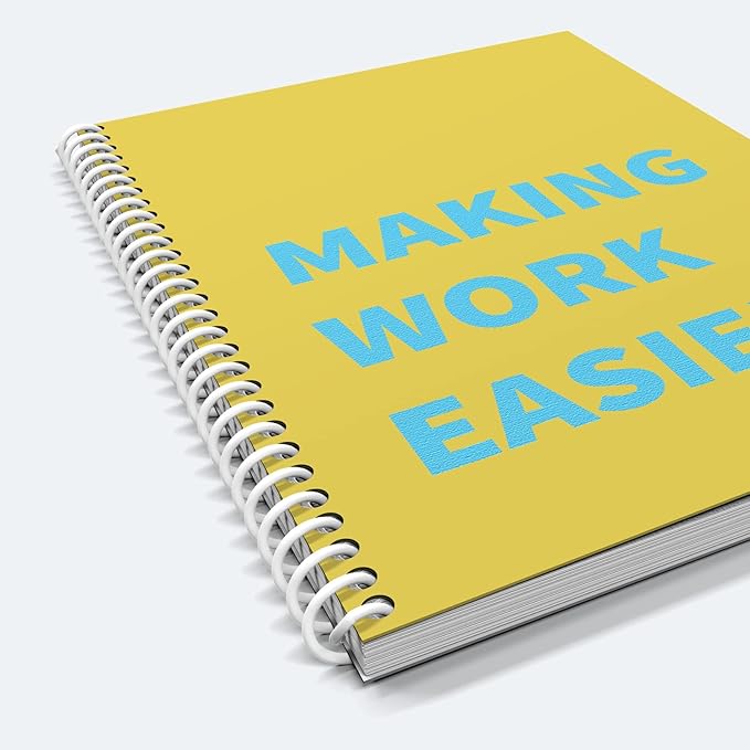 Binditek 50 Pack Plastic Spiral Binding Coils, 12mm(1/2"), 90 Sheet Capacity, 4:1 Pitch, White, 48Loops, for Letter Size, for Students and Coworkers