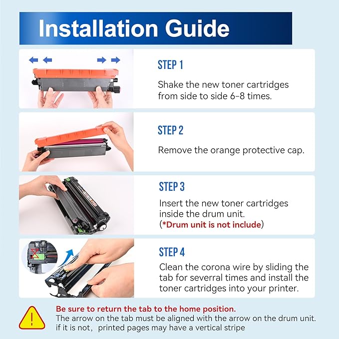 InkNI Compatible Toner Cartridges Replacement for Brother TN229XL TN229 XL TN-229XL Toner Cartridges for MFC-L3780CDW MFC-L3720CDW HL-L3280CDW HL-L3220CDW HL-L3300CDW Printer (TN-229XLBK/C/M/Y-4 Pack)
