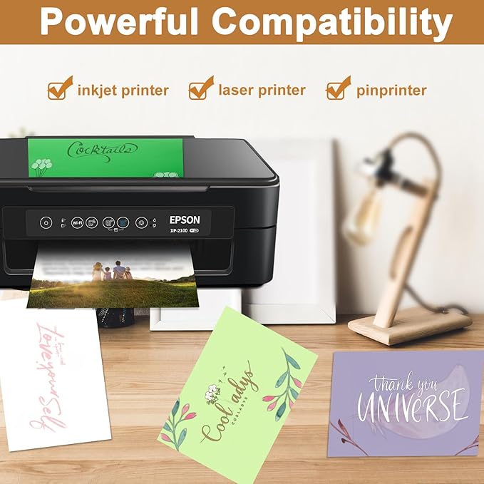 100 Sheets Purple Cardstock 8.5 x 11 Certificates Paper, 200gsm/75lb Heavyweight Paper Card Stock for Cards Making, Greeting Card, Business Cards, School Crafting, Menus