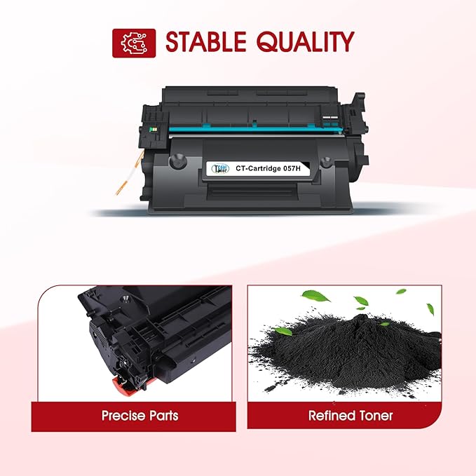 057H 057 Toner Cartridge 4 Pack Compatible Replacement for Canon 057 057H Black High Yield Toner Cartridge for ImageCLASS MF445dw MF455dw LBP226dw MF448dw LBP227dw LBP228dw MF449dw MF445 Printer Ink