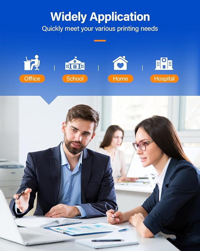 6500 6505 Toner Cartridge Set 4-Pack High Capacity 106R01597 106R01594 106R01595 106R01596 Replacement for Xerox Phaser 6500 6500N 6500DN WorkCentre 6505 6505N 6505DN Printer Black Cyan Magenta Yellow