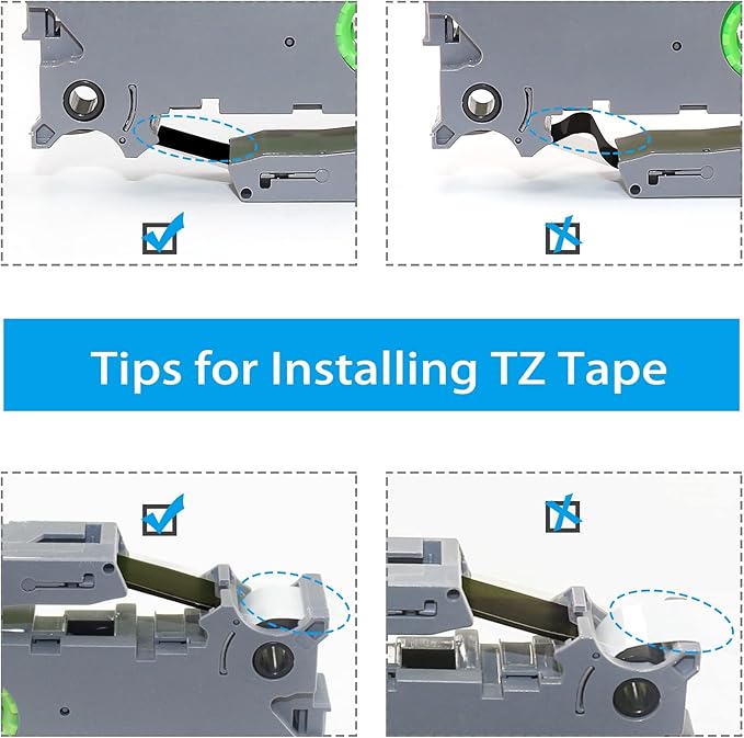3-Pk 12mm TZ Labels Tape Compatible with Brother Ptouch TZe-231 335 831 Label Maker Tape 12mm 0.47" Laminated White/Black/Gold, Work for Brother Ptouch Label Maker PTD200 PTD400 PT1280 PT1880