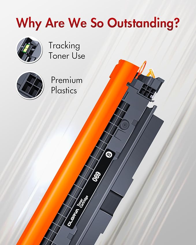 069 Toner Cartridge Set MF753Cdw - 4 Pack Replacement for Canon 069 Toner Cartridge Set 069H Works for Canon Color ImageCLASS Mf753cdw MF751Cdw MF752Cdw LBP674Cdw MF752Cdw MF756Cx LBP673Cdw (B/C/Y/M)