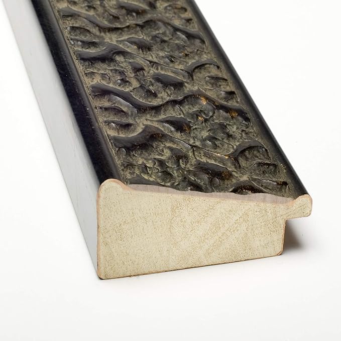 Amanti Art Black Cork Board for Wall, 17x35 Vision Board with Black Wood Frame, Medium Corkboard Office Decor for Home Organization, Traditional Corkboard Pinboard to Display Items for Home