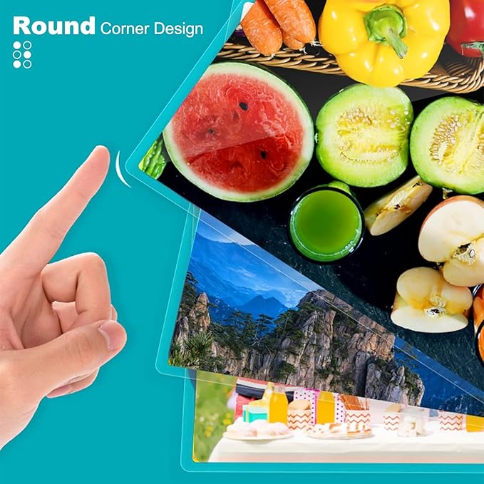 3 mil Thermal Laminating Sheets, Holds 8.5" x 11" Sheets, Thermal Laminating Pouches for Laminator, 9" X 11.5" Letter Size Thermal Laminating Paper, Round Corner 1000 Pack