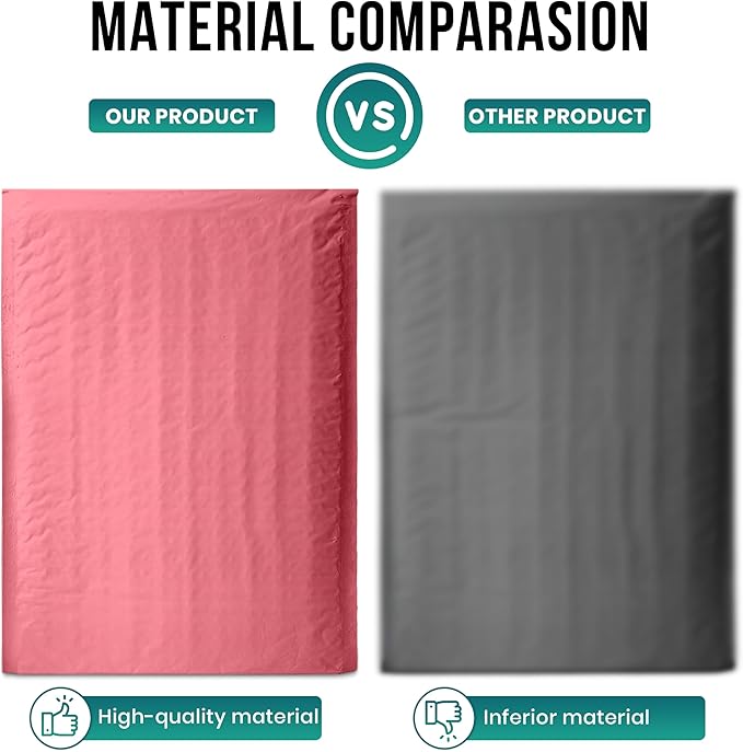 Levex - #2 8.5" x 12" [10 Pack] Pink Poly Bubble Mailers, Padded Envelope Mailers, Packing Envelope & Mailing Bags for Shipping