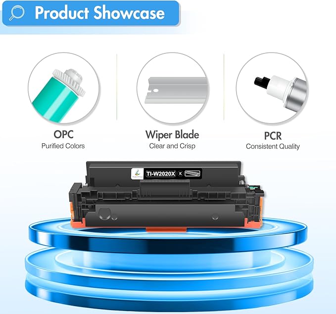 414X Toner Cartridges 4 Pack High Yield: MFP M479fdw - 414A with Chip Compatible Replacement for HP 414X 414A 2020X for HP Color Laserjet Pro MFP M479fdw M479fdn M454dw M454dn Printer Ink (K/C/M/Y)