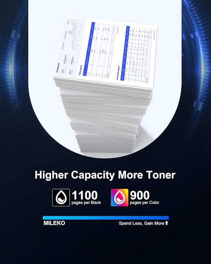 204A Toner Cartridges M180nw Toner Compatible for HP 204A Toner Cartridges 4 Pack for CF510A CF511A CF512A CF513A for Laserjet Pro MFP M180nw M154nw M180n M154a MFP M181fw Printer (4 Pack)