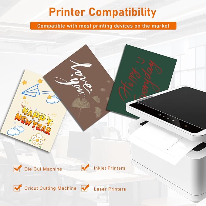 28 Sheets Cream Cardstock 8.5 x 11 Ivory Paper, 250gsm/92lb Premium Off White Paper Card Stock for Wedding Invitations, School Crafting, Memus, DIY Card Making, Graduations, Business Cards