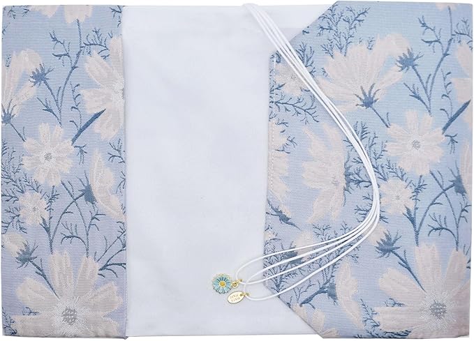 BLBMH Book Covers for Paperbacks Fit for 5.5x8.5 inch Adjustable BookCover for Women Soft Cloth Protector for Notebook Journal Book Lovers Gifts - Daisy 8.5in