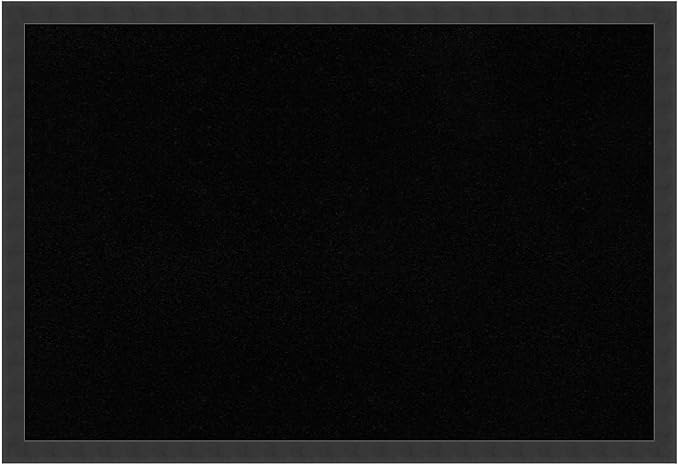 Amanti Art Black Cork Board for Wall, 26x38 Vision Board with Black Wood Frame, Large Corkboard Office Decor for Home Organization, Modern Contemporary Corkboard Pinboard to display items for home