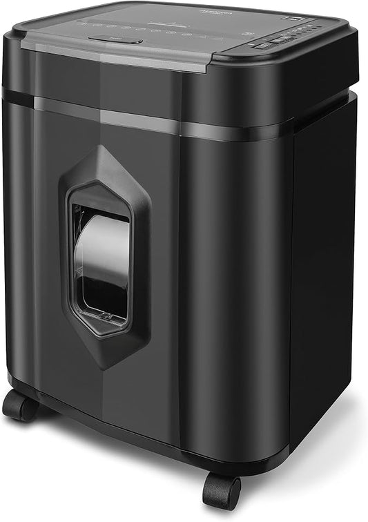 Aurora Professional Grade AU125MA 120-Sheet Auto Feed High-Security Micro-Cut Paper Shredder/60 Minutes/Security Level P-5
