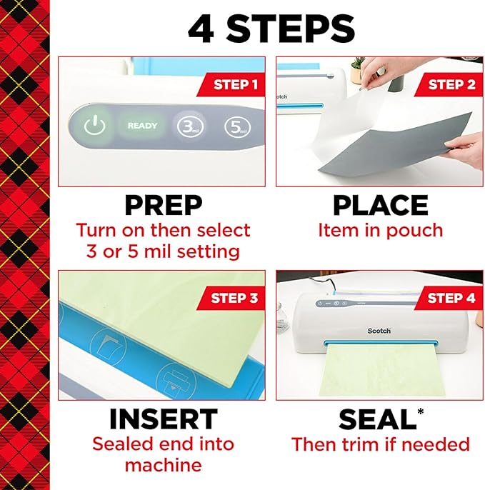 Scotch Thermal Laminating Pouches, for Use with Thermal Laminators, 8.9 x 11.4 Inches, Letter Size Sheets, 100-Pack