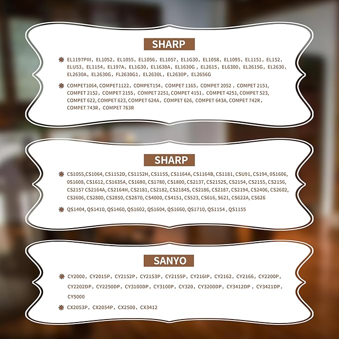 4Pack Sharp EL-1197PIII Calculator Ribbon Universal，Compatible Sharp EL-2196BL, Canon Mp11dx ，Porelon 11216， Printer Machine Typewriter CalculatorRibbon Replacement ，Calculator Ribbon Red/Black