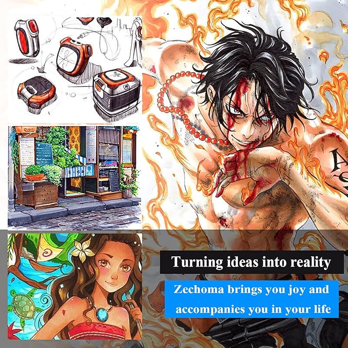 168 Colors Alcohol Markers Artist Drawing Art Dual Tip Markers Perfect for Kids Students Adult(168 Black Shell)