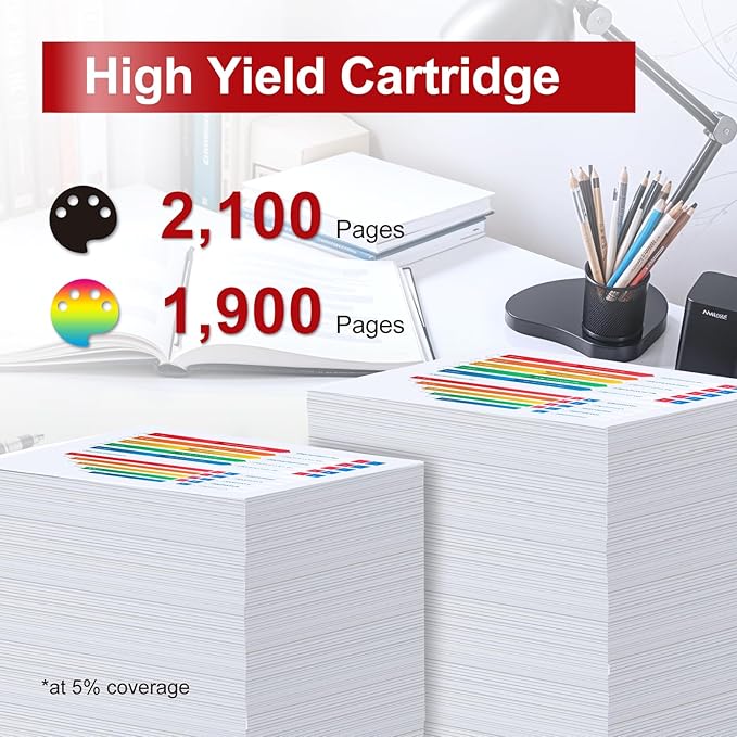 InkNI Compatible Toner Cartridge Replacement for Canon 069 069H Toner Cartridge Set use with Canon imageCLASS MF753Cdw MF751Cdw LBP674Cdw LBP673Cdw LBP674Cx MF752Cdw MF756Cx Printer(BCMY 4 Pack)