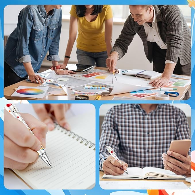 10 PCS Back to School Pens Welcome Back to School Ballpoint Pens First Day of School Party Favors with 1mm Black Ink Replaceable Ballpoint Pen Refill for Classroom Rewards