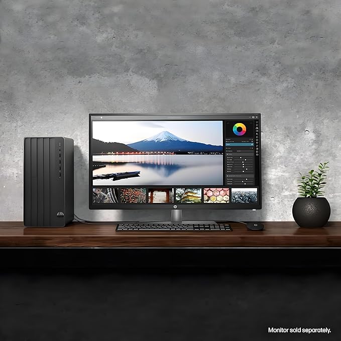 HP 290 G9 Desktop Computer, 13th Gen Intel Core i3-13100 Processor (Up to 4.50GHz)- 64GB RAM - 2TB PCIe SSD - HDMI, VGA, Wire Keyboard & Mouse, Wi-Fi, Windows 11 Pro