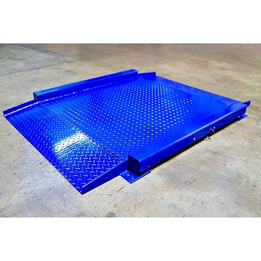 Liberty LS-917-R NTEP Low Profile Drum Scale with 2.5' x 2.5' (30" x 30") Platforms for Barrel Weighing, Regular LED Version | 1000 lbs x 0.2 lb