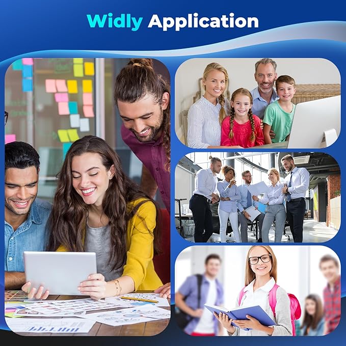 201X Toner Cartridges Replacement for HP 201X 201A HP201X 4 Pack for Color Laser Jet Pro MFP M277dw M252dw Toner Cartridges for Color Laser Jet Pro MFP M277c6 M277n M252n, Black Cyan Magenta Yellow