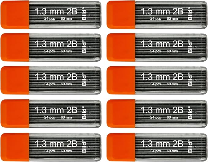 Bild Premium Mechanical Pencil Lead Refills (2B Mega, 1.3 mm)