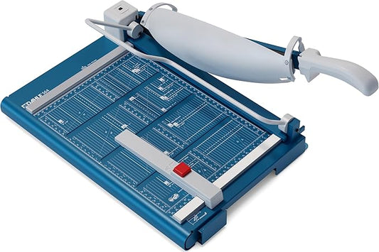 Dahle 564 Premium Guillotine Trimmer w/Laser, 14" Cut Length, 40 Sheet Capacity, Self-Sharpening, Manual Clamp, w/Safety Guard
