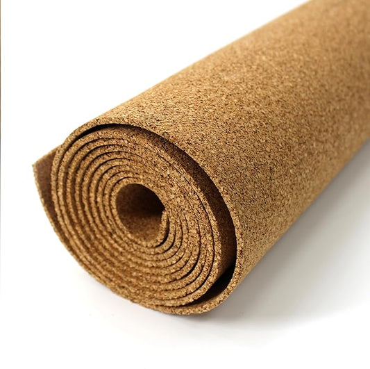 Flipside Products Cork Roll 4' x 8' x 3MM - DIY Bulletin Board, Wall Accent, Décor, Soundproofing, Cork Board Roll, Push Pin Display, Home, School, Office - Environmentally Friendly, Self-Healing