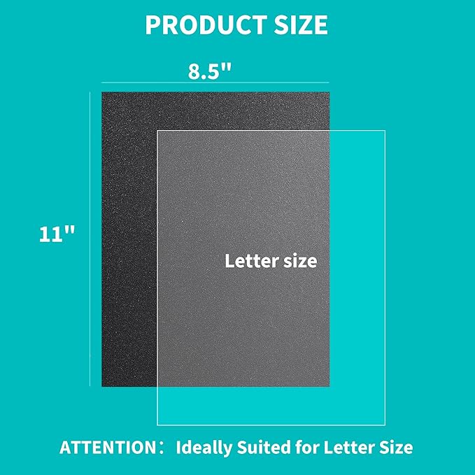 Binditek 200 Pack Binding Covers and Backs Set, 8.5 x 11 Inches, 100 Clear PVC (10 Mil), 100 Sand-Textured Polycovers (12Mil), Letter Size