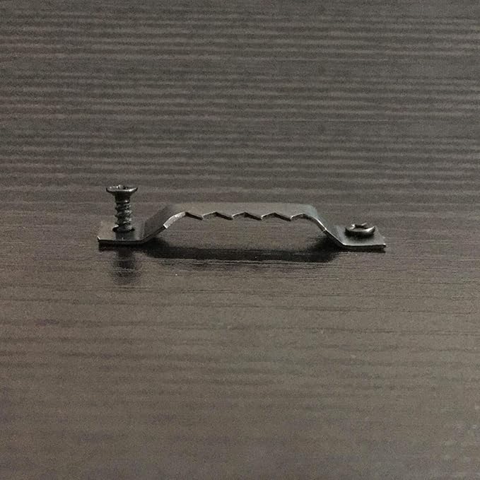 150 Pack Small Sawtooth Picture Hangers Steel Picture Hangers Picture Frames Hangers with Screws Picture Hang Solutions, for Hanging Clock Paintings Artwork Picture Frame Hook Photos (Black)