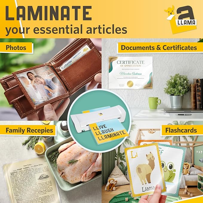 50 Pack Thermal Laminating Pouches 9” x 14.5”, 3 Mil Thick, Suited for Legal Size Laminating Sheets 8.5 x 14