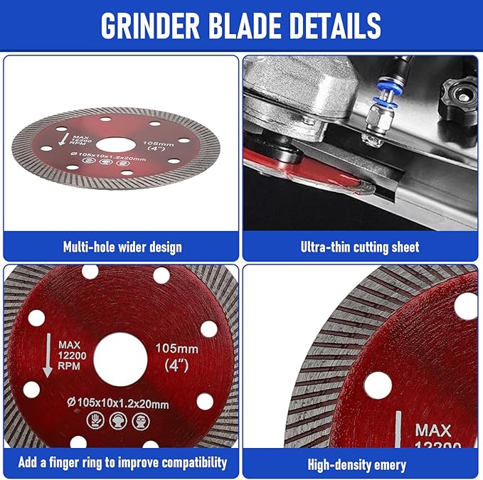 45 Degree Tile Chamfering Tool, Angle Grinder Stand Tile Cutter Tool Attachment for Tile 45 Degree Chamfer Cutting, 100-Type Universal Tile Chamfering Stand Type Angle Grinder